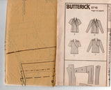 Butterick 5716 Womens FAST & EASY Wrap Blouse 1990s Vintage Sewing Pattern Size 12 - 16 UNCUT Factory Folded