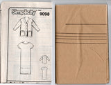 Simplicity 9098 Womens JIFFY Stretch Dress & Cardigan Jacket 1980s Vintage Sewing Pattern Size 6 - 12 UNCUT Factory Folded