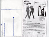 Kwik Sew 2175 Womens Footed Pajamas & Onesie Jumpsuit 1990s Vintage Sewing Pattern Size XS - XL UNCUT Factory Folded