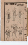 Butterick 4329 BARBIE DOLL Disco Wardrobe 1980s Vintage Sewing Pattern Size 11 1/2 Inch Teen Dolls