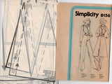 Simplicity 8156 Womens JIFFY Vest Skirt & Pants 1970s Vintage Sewing Pattern Size 12 Bust 34 inches