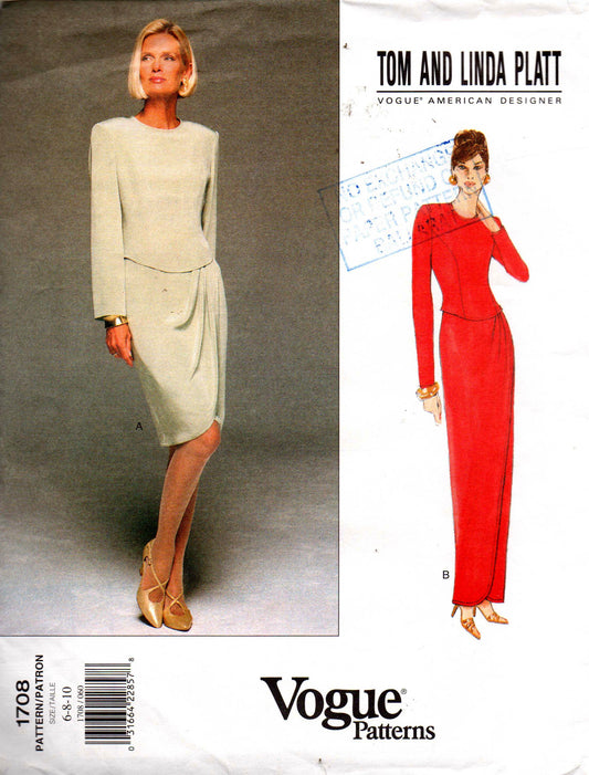 Vogue 1708 tom and linda platt dress