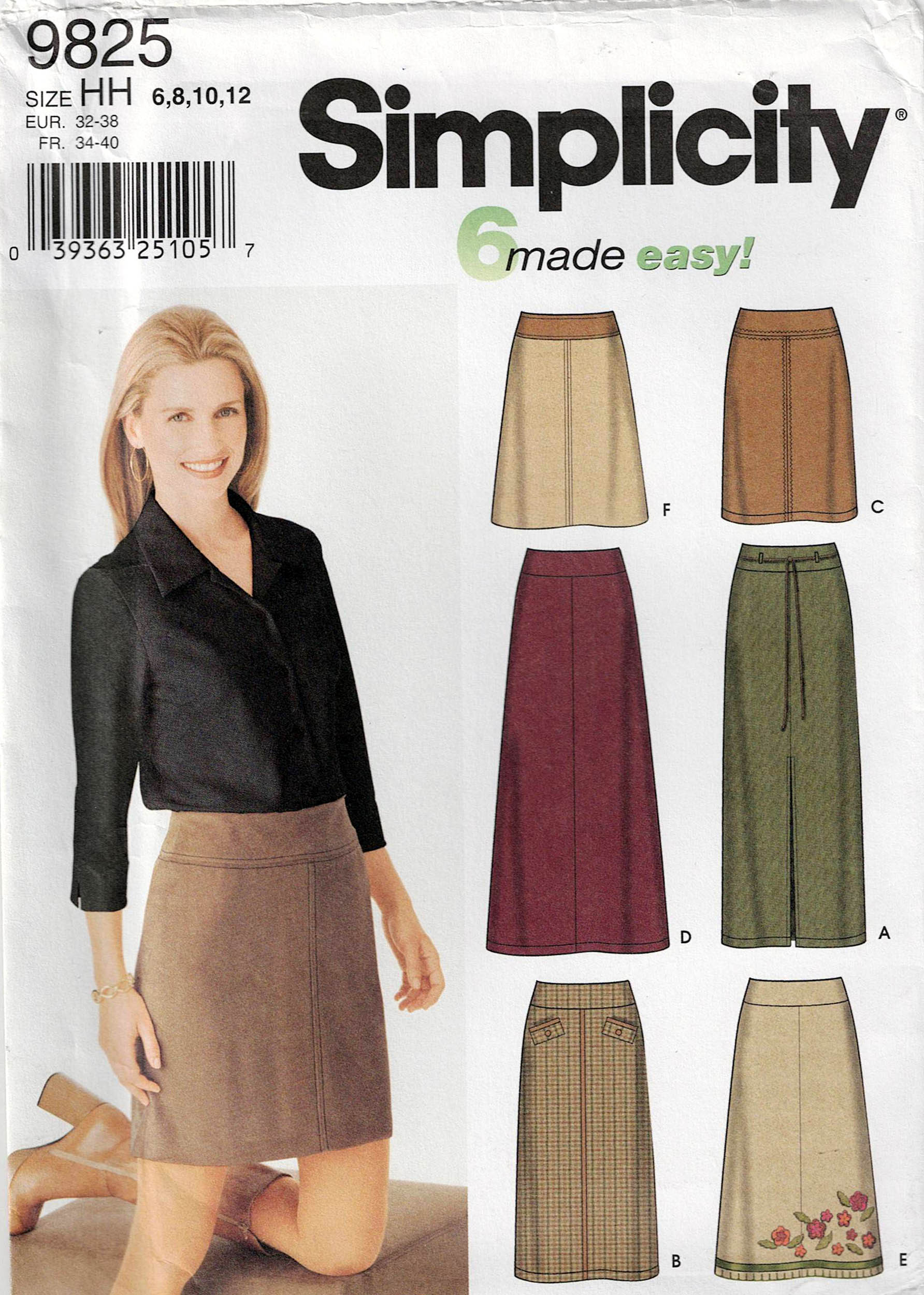 simplicity 9825