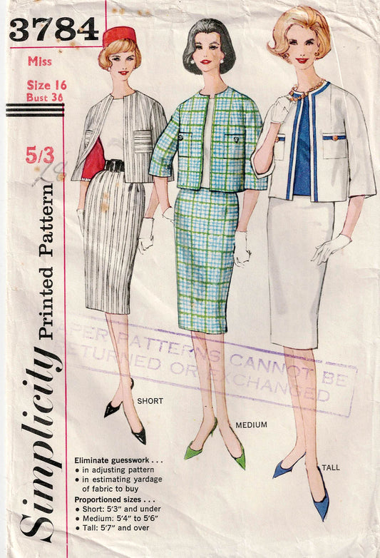 Simplicity 3784