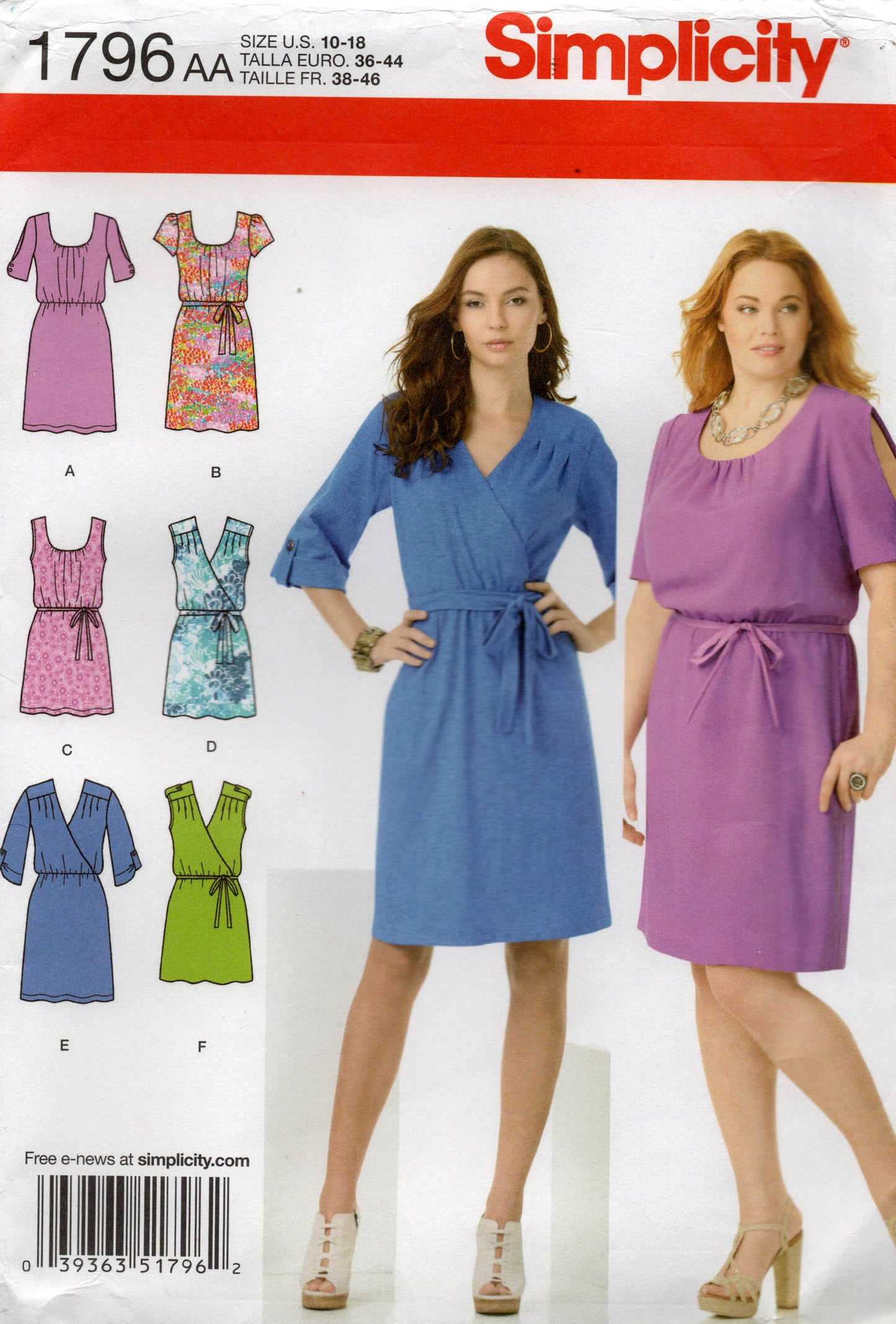 simplicity 1796