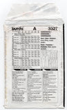 Burda 3327 Womens Longline Vest & High Waisted Pants 1990s Vintage Sewing Pattern Sizes 12 - 22 UNCUT Factory Folded