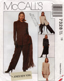 McCall's 7328 JONES NEW YORK Womens Jacket Tunic Skirt & Pants 1990s Vintage Sewing Pattern Size 14 or 18 UNCUT Factory Folded
