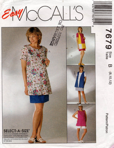 Maternity Tops Sewing Pattern / Vintage Blouse / Top / Size Small, Bust 31  1/2 32 1/2 / Simplicity 5369 