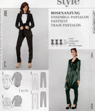 Burda Style 7151 Womens Steampunk Jackets Pants & Cummerbund Out Of Print Sewing Pattern Sizes 10 - 20 UNCUT Factory Folded