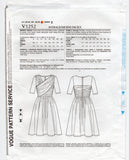 Vogue American Designer 1252 TRACY REESE Womens Lined Stretch Ruched Wrap Bodice Dress Out Of Print Sewing Pattern Size 14 - 22 UNCUT Factory Folded