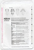 Simplicity K8544 Womens Shift Dress with Sleeve Variations Out Of Print Sewing Pattern Size 14 - 22 UNCUT Factory Folded