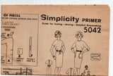 Simplicity 5042 Junior Petite JIFFY Shift Dress 1960s Vintage Sewing Pattern Size 11 JP Bust 33 inches