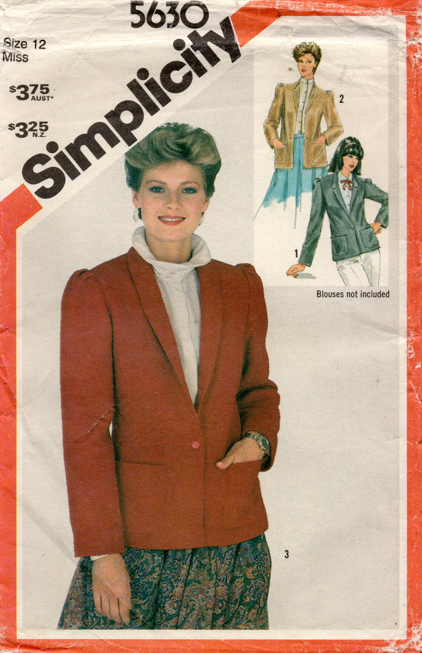 simplicity 5630 80s jacket