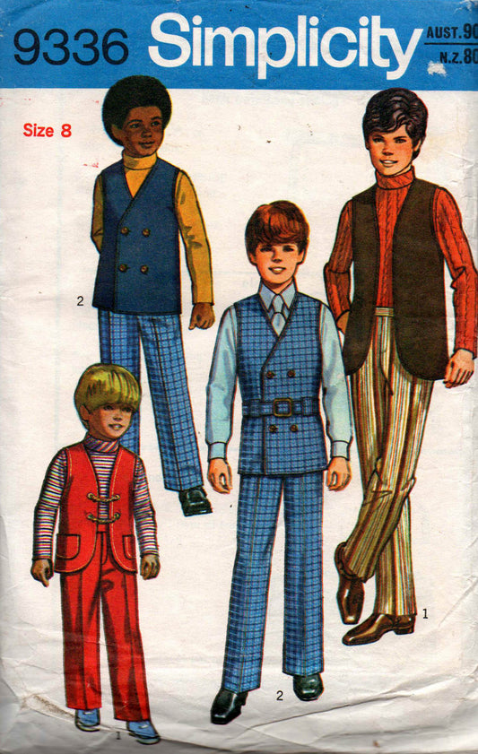 Simplicity 9336 boys separates