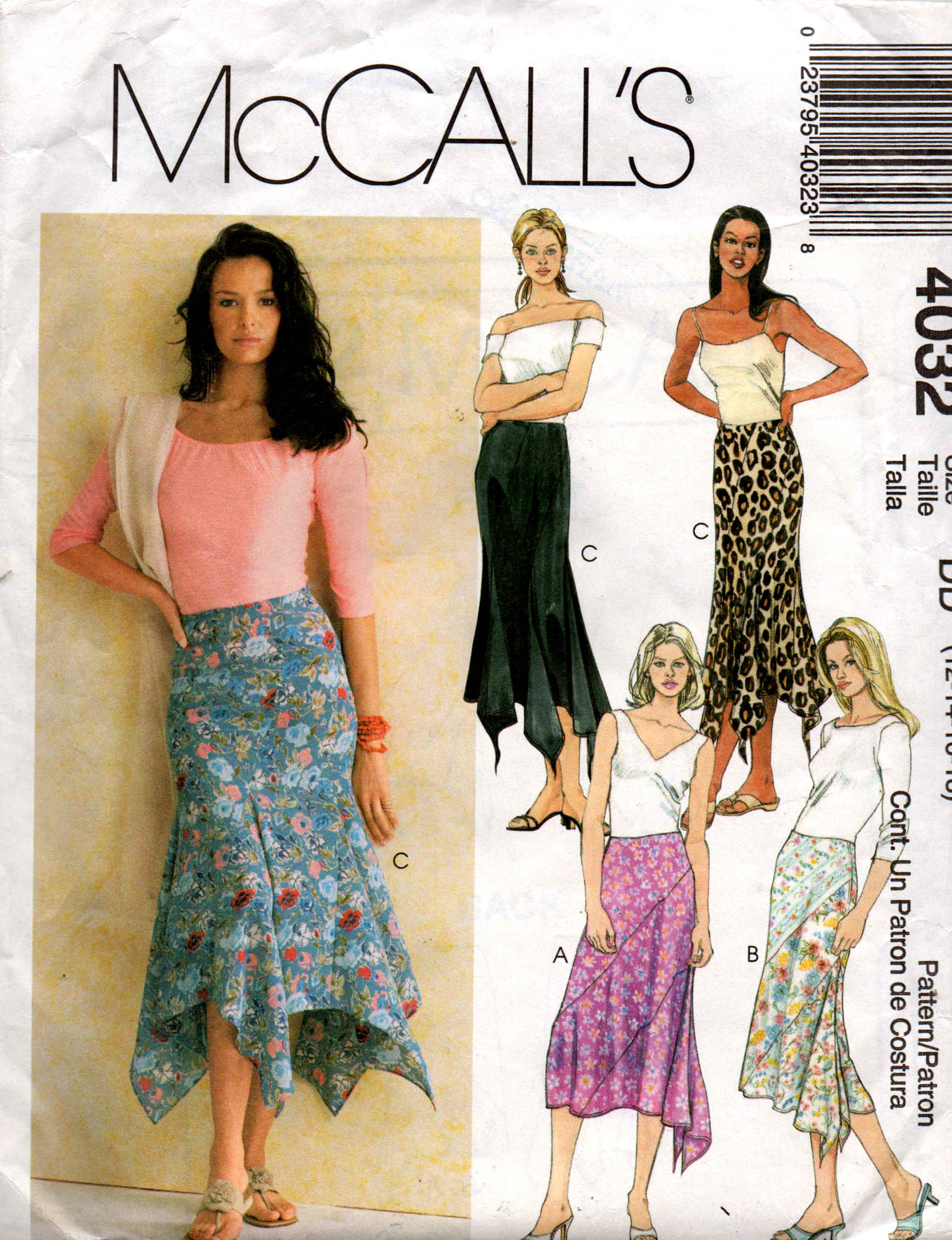 McCall's 4032 skirts