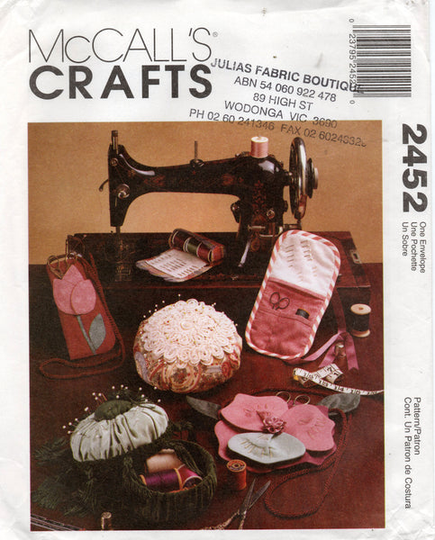 McCall's 2452 sewing accessories