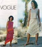 vogue 7299 oop top and skirts
