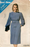 see and sew 5361 80s dress
