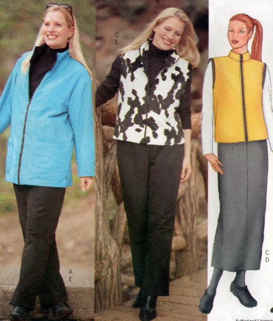 butterick 6779 winter separates oop