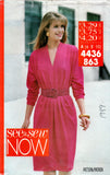 see and sew 4436 80s dress