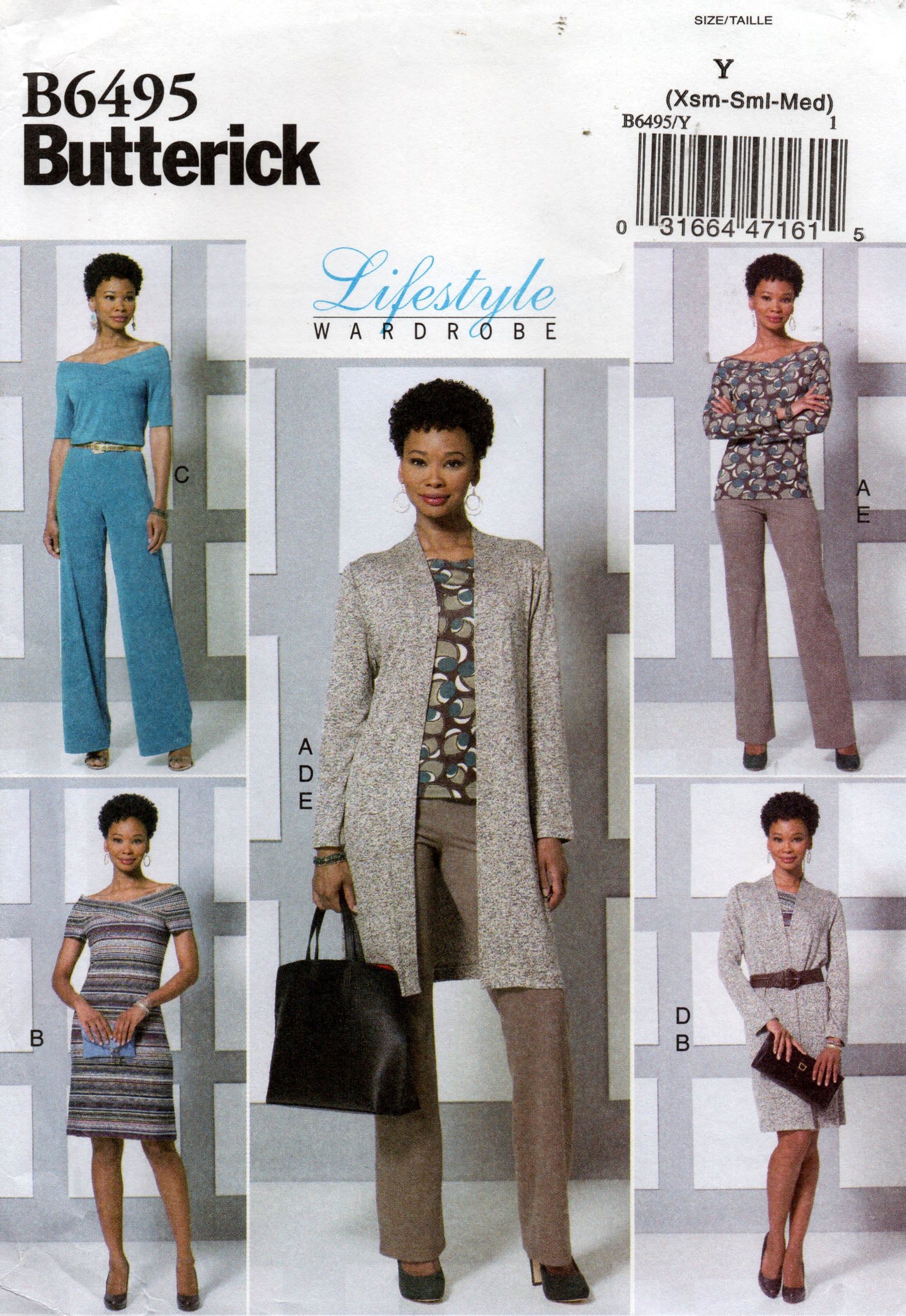 butterick 6495 lifestyle wardrobe