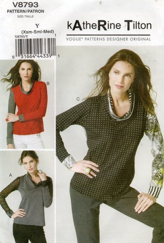 vogue 8793 pullover tops