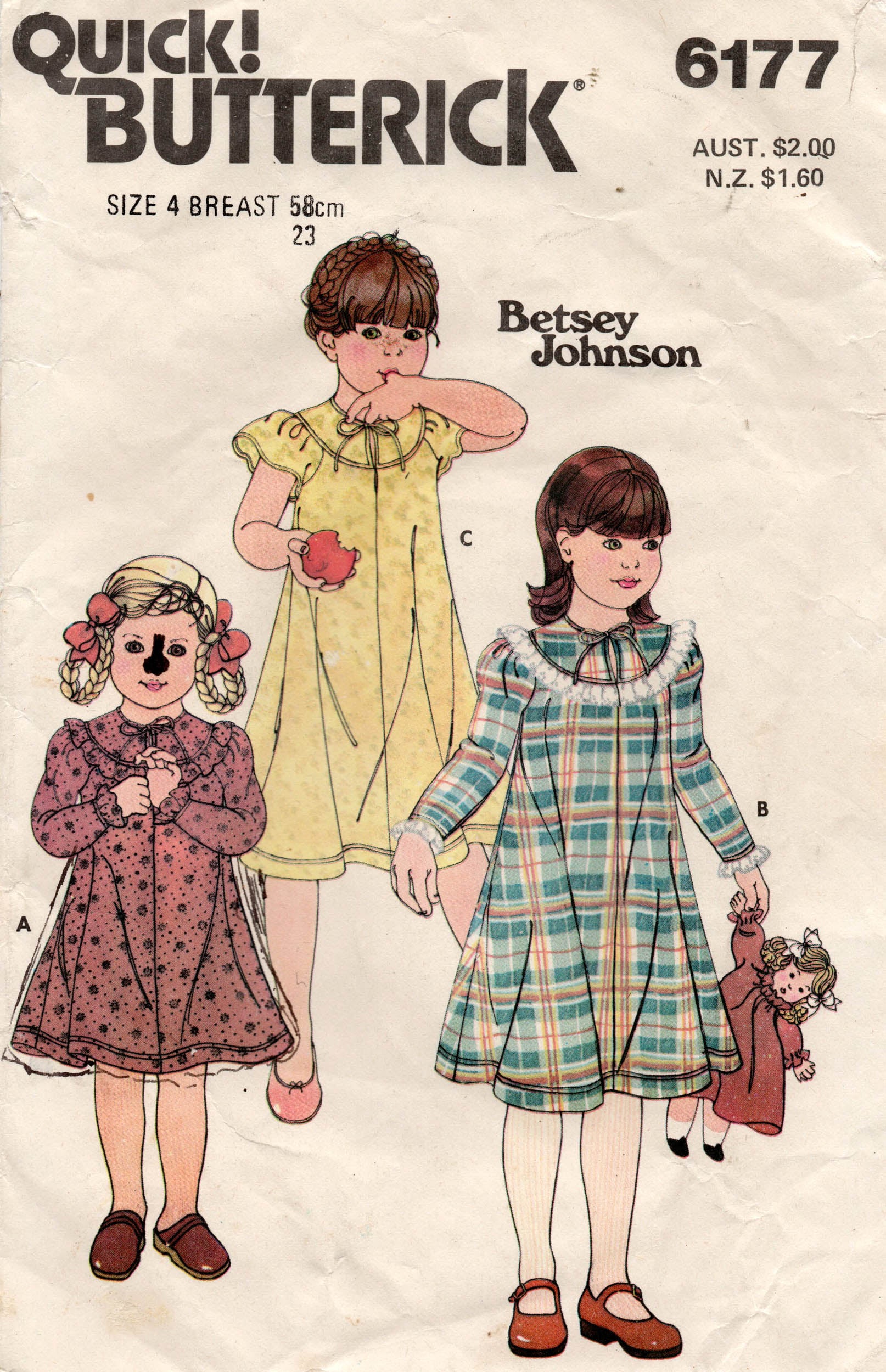 betsey johnson girls dress 80s