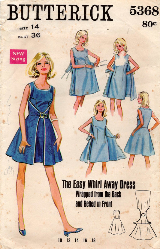 butterick 5368 60s dress