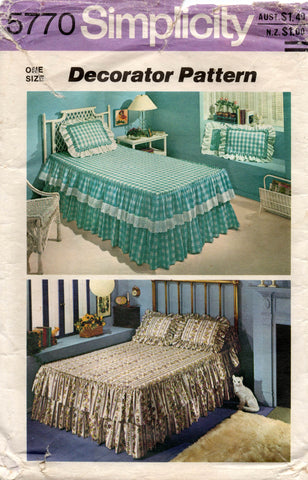 simplicity 5770 70s bedspread