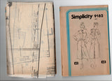 Simplicity 9182 Womens Classic Blouse & Skirt 1970s Vintage Sewing Pattern Size 12 UNCUT Factory Folded