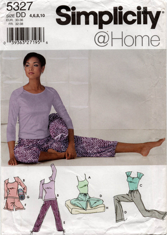 simplicity 5327 yoga gear