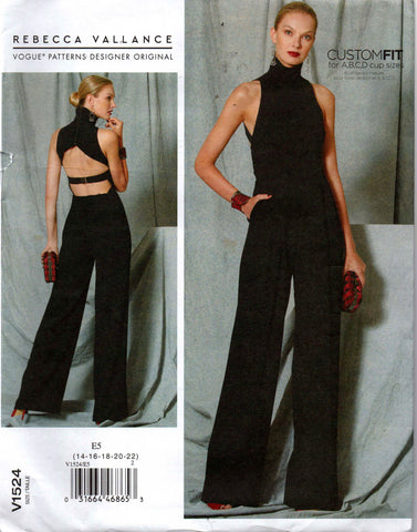 Vogue 1524 Rebecca Vallance jumpsuit