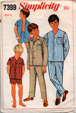Simplicity 7399 boys pajamas