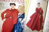 Vogue Special Design s- 4465 Womens Off The Shoulder Full Skirt Ballgown & Stole 1950s Vintage Sewing Pattern Size 14 Bust 32 Inches UNUSED Factory Folded