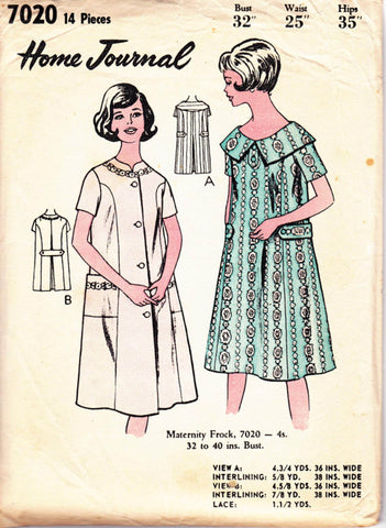 Vintage Pajamas and Nightshirt Pattern 1950s, Simplicity 2242, 32 bust