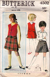 Butterick 4502 girls 60s outfit