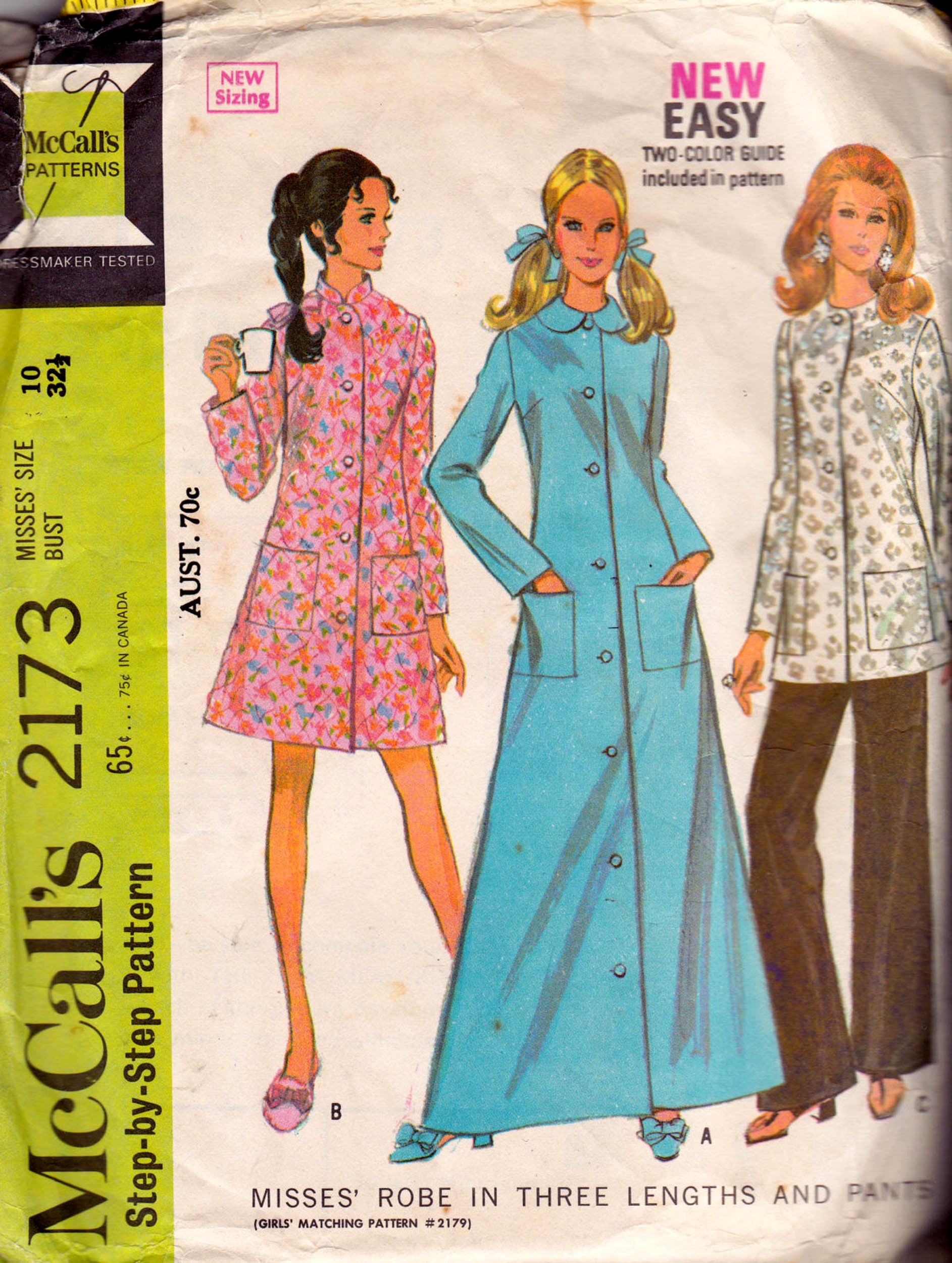 McCall's 2173 top robe pants