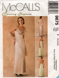 McCall's 9675 evening gown and stole 90s