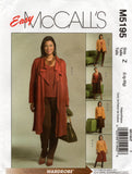 McCall's 5195 stretch co ordinates oop