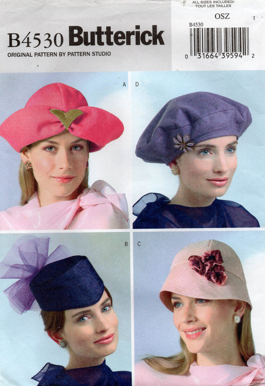 Butterick B4530 oop hats