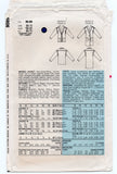 Vogue 9086 Womens Coat or Jacket 1980s Vintage Sewing Pattern Size 8 - 12 UNCUT Factory Folded