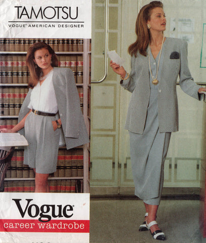 Vogue 1166 90s Tamotsu career wardrobe