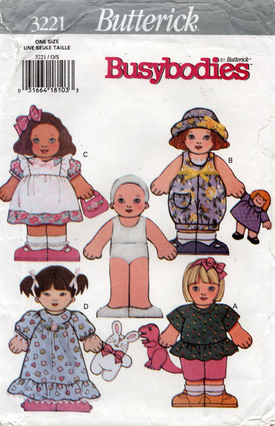 butterick 3221 dolls