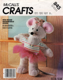 McCall's 845 mouse toy 80s