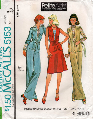McCall's 5153 70s separates