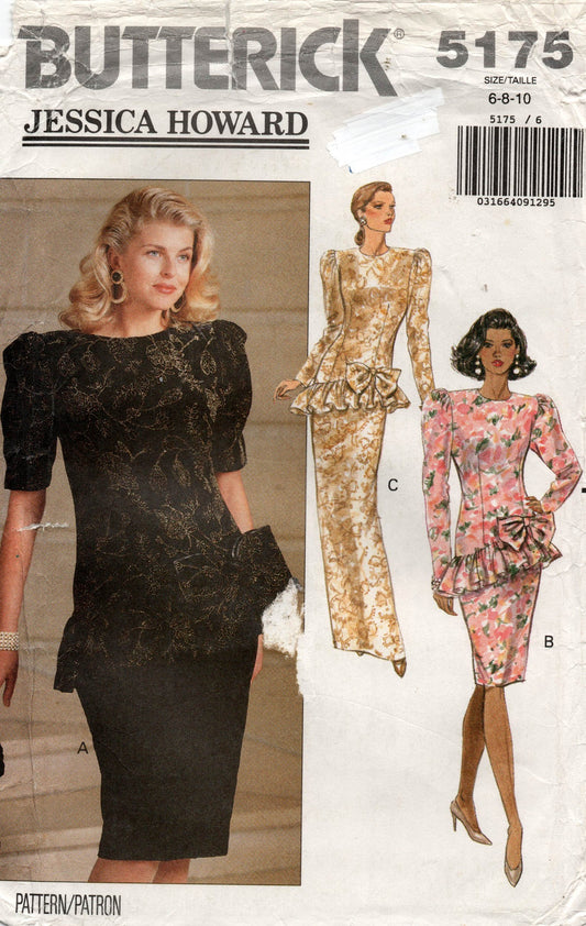 butterick 5175 90s dress