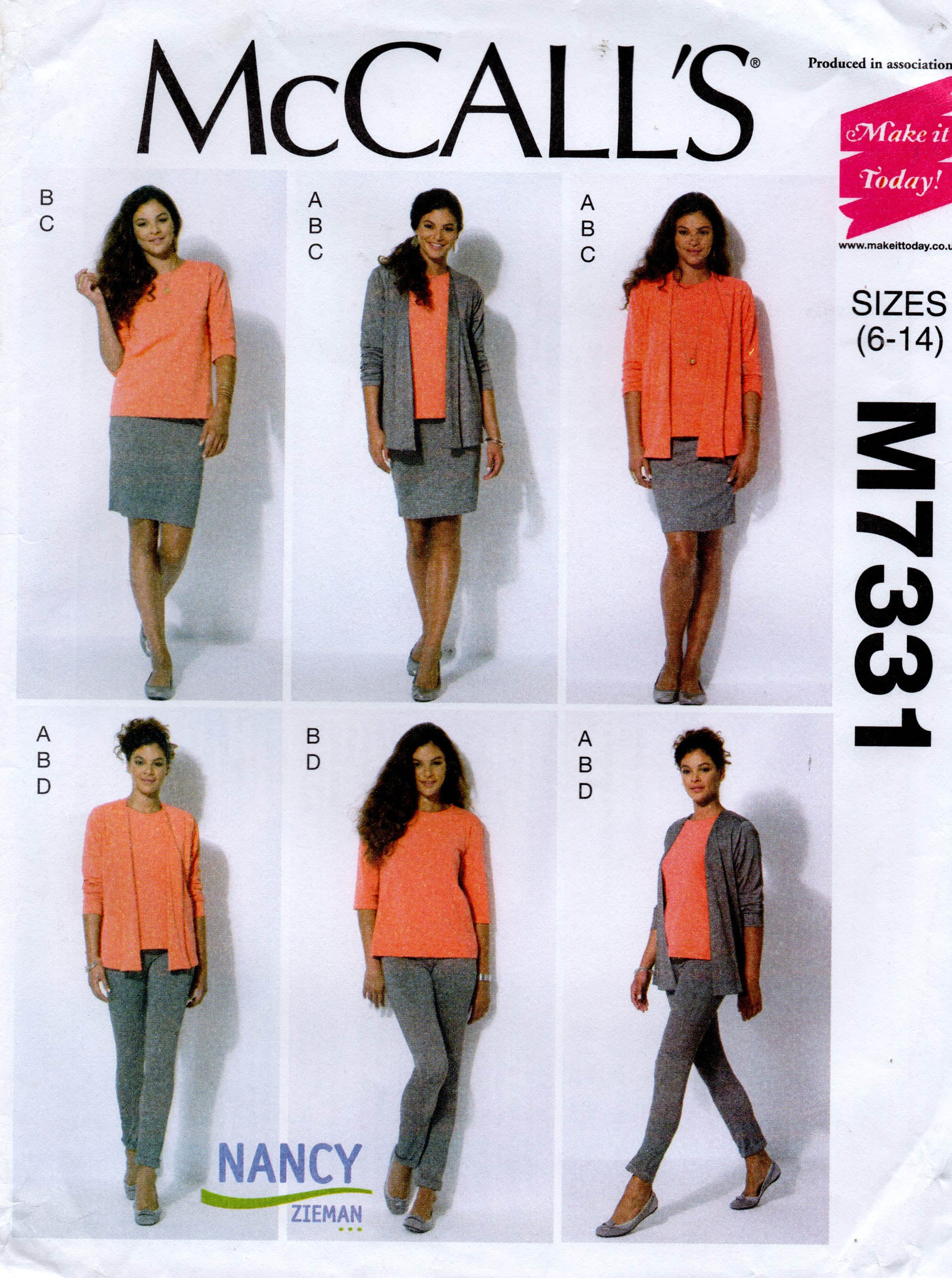 McCall's 7331 stretch separates