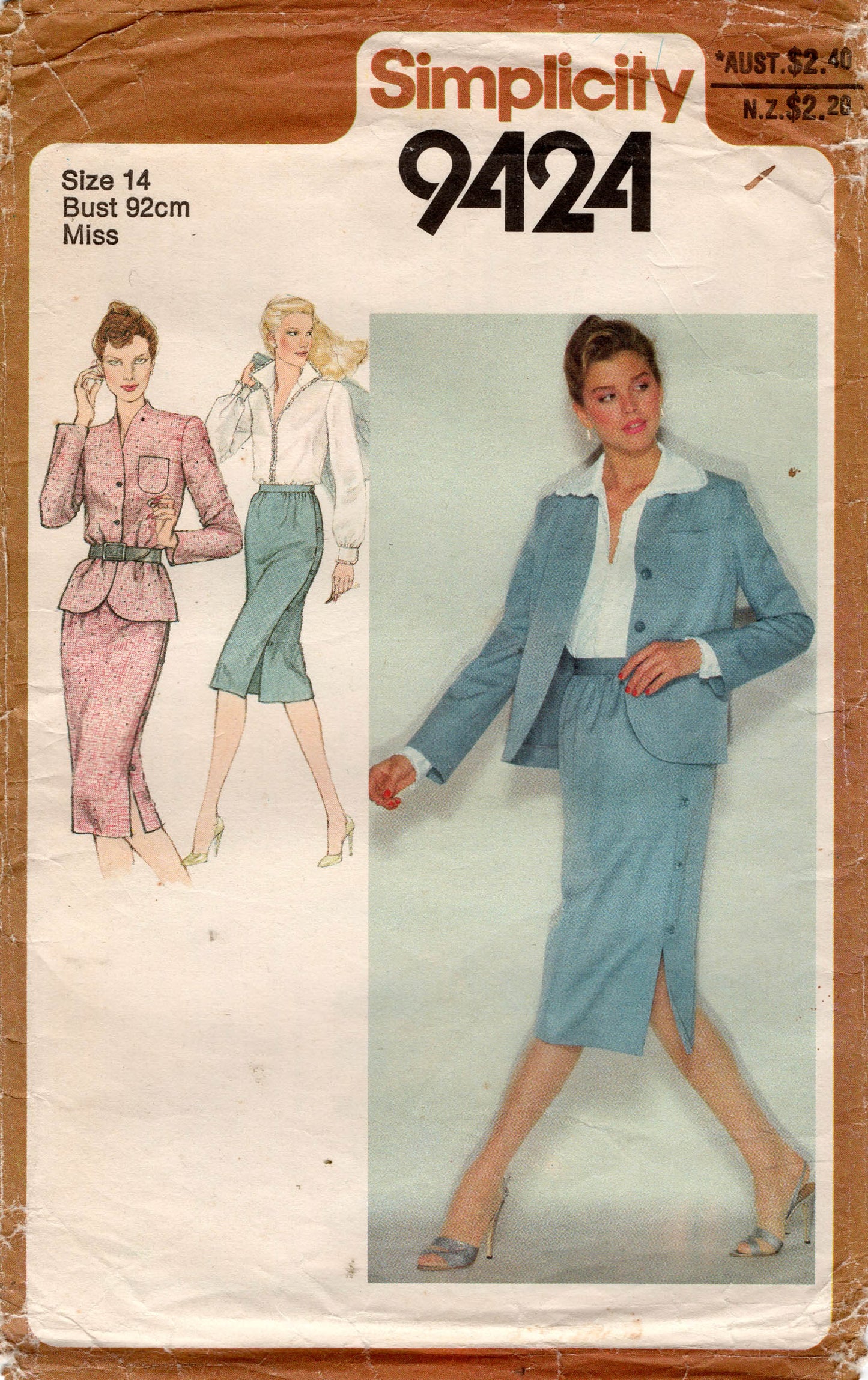 simplicity 9424 skirt suit