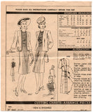 Vogue 8905 Womens Shirred Bodice Dress & Jacket 1940s Vintage Sewing Pattern Size 18 Bust 36 inches