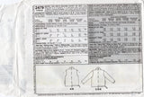 McCall's 2479 Mens Womens UNISEX Winter Fleece Jacket or Vest 1990s Sewing Pattern Size S- L Factory Folded